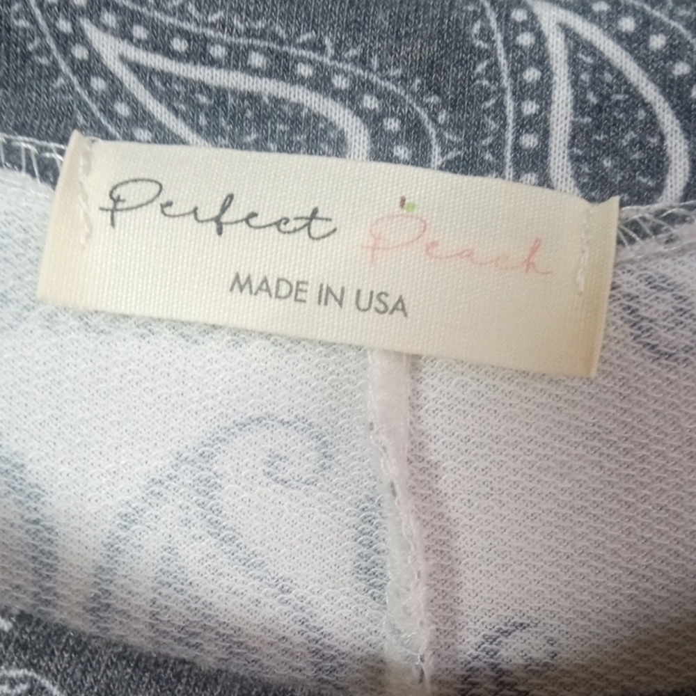 Long Sleeve Paisley Dress - Picture 2 of 6